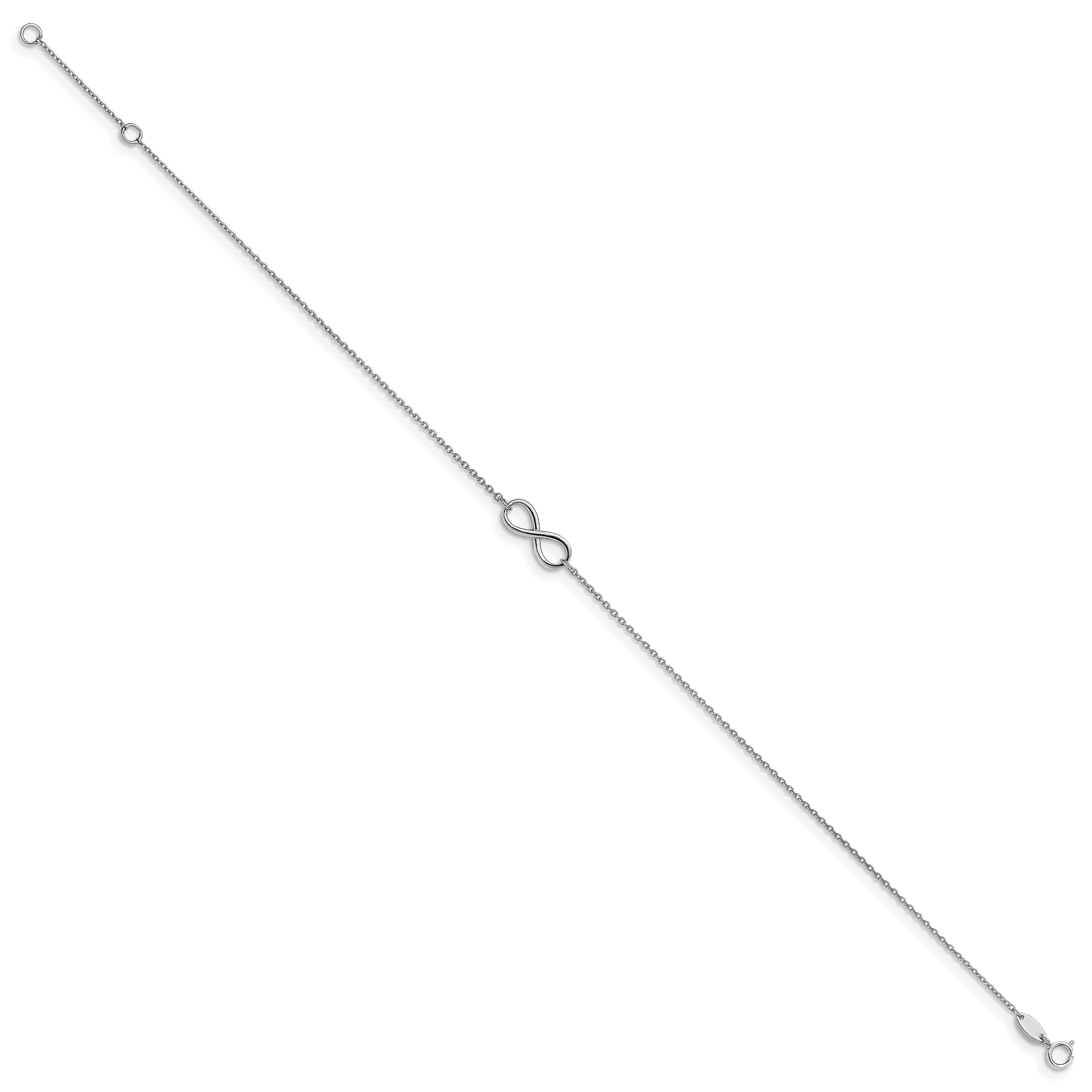 FB Jewels Leslie's 14K White Gold .9 mm Box with Lobster Chain FB Jewels Leslie's 14K White Gold .9 mm Box with Lobster Chain